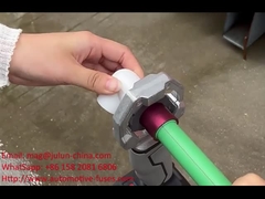 Ενεργειακά εργαλεία Στερεές σωλήνες σύνδεση σωλήνα μηχανή συγκόλλησης 90 μοίρες στροφή λιθίου Ηλεκτρικό σωλήνα νερού Hig