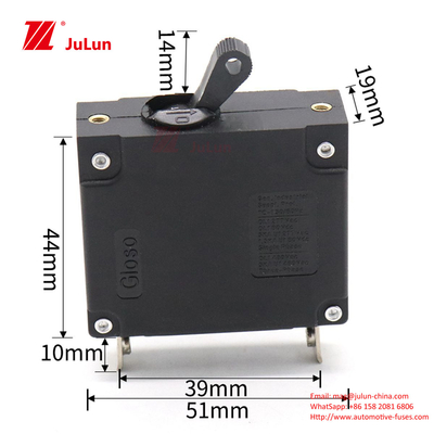20A Marine Current Overload Protector Rese Breaker Reset Toggle Type Winch Sound Circuit Breaker 40A AC DC Ηλεκτρονικό κυκλώμα ακουστικού