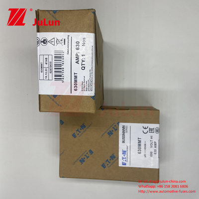 BUSSMANN 630MMT 690V Κεραμικό Χαλκό Δίδυμο επίπεδη πλάκα βρόγχος τύπου ασφάλιστρα για αυτοκίνητο