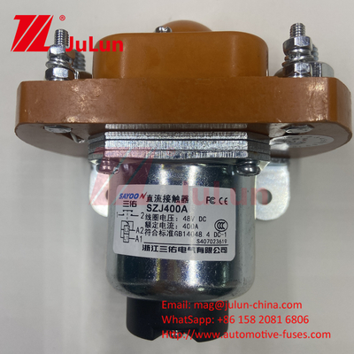 Μηχανική ζωή Dc Contactor MZJ-D σειρά μοντέλα ολοκληρώνουν ένα κανονικά ανοικτό μονοκύλινδρο