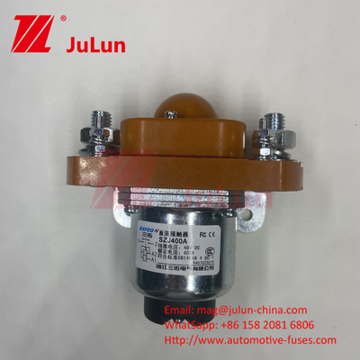 Συνεχής επαφή SZJ50A-D SZJ50A MZJ-50A κινητήρας 12V 24V 60V