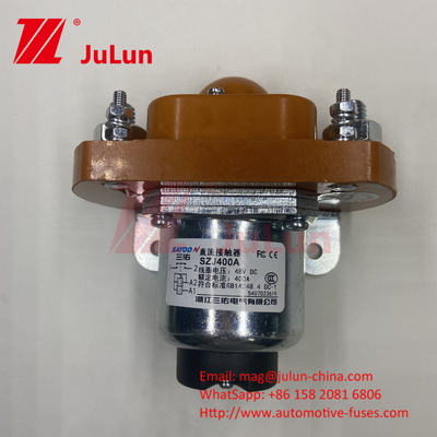 Συνεχής επαφή SZJ50A-D SZJ50A MZJ-50A κινητήρας 12V 24V 60V 72V