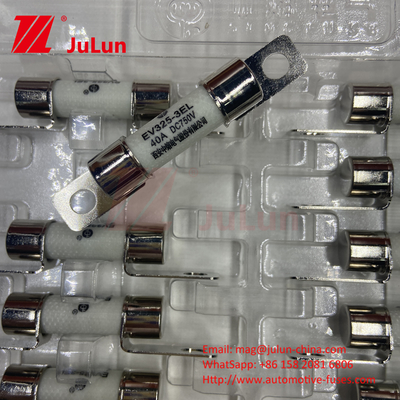 DC750V 10A-100A Boxed EV Fuse Για ηλεκτρικά οχήματα Συστήματα έλξης Αποθήκευση ενέργειας 25A 30A 50A EV FUSE