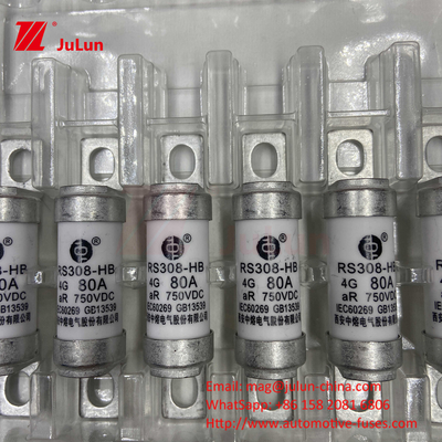 EV Fuse 100A Χαρακτηριστικά Σφραγισμένη κατασκευή Συγκεκριμένα 750VDC 10A 25A 50A 63A