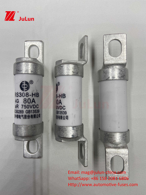 EV Fuse 100A Χαρακτηριστικά Σφραγισμένη κατασκευή Συγκεκριμένα 750VDC 10A 25A 50A 63A