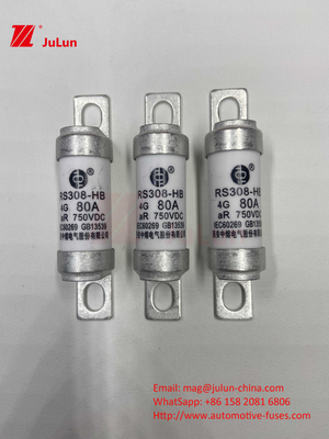 100A80A 750VDC Αποθήκευση ενέργειας 10A 25A 30A 50AEV Τετάρτη Micro Fuse με έξυπνη προστασία για το ηλεκτρικό σύστημα έλξης