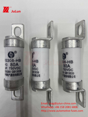 100A80A 750VDC Αποθήκευση ενέργειας 10A 25A 30A 50AEV Τετάρτη Micro Fuse με έξυπνη προστασία για το ηλεκτρικό σύστημα έλξης