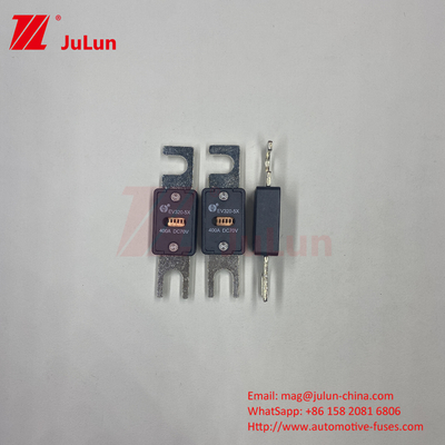 EV320-5X-80A 70VDC Μαύρη κεραμική ασφάλεια ηλεκτρικού οχήματος για εφαρμογές αυτοκινήτων