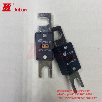EV320-5X-350A-N 70VDC 6kA Κηραμική φελλική ασφάλεια ηλεκτρικού οχήματος για την ασφάλεια του συστήματος έλξης EV