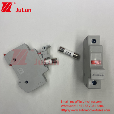 Ηλιακή Φύση Pv Din Rail Solar Fuse Holder για Φωτοβολταϊκό Inverter Inline Fuse κυλινδρική Fuse Holder