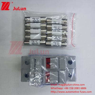 1000VDC Ηλιακή ασφάλεια κεραμική 30kA 10x38mm Χαμηλή τιμή 10x85mm PV Ηλιακή ασφάλεια κεραμική DC σύνδεση 1500vdc PV ασφάλεια Fa