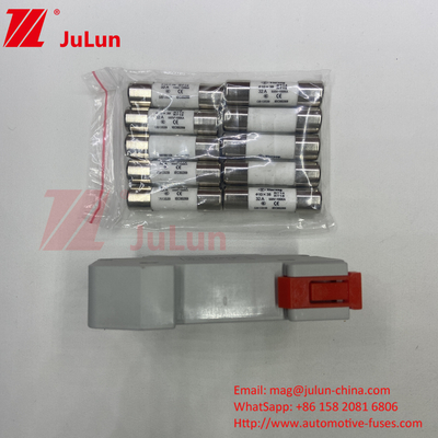 1000VDC-1500VDC Κρατήρας φωτοβολταϊκής ασφάλειας ηλιακής ενέργειας με ασφάλεια 2 Amp Fuse Solar Dc Cylindrical Fuse Links