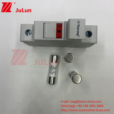 1500VDC Solar PV Fuse Holder με ασφάλεια για εφαρμογές ηλιακών φωτοβολταϊκών μετατροπέων