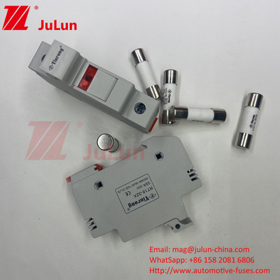 10x38mm κεραμική ηλιακή φωτοβολταϊκή ασφάλεια για την προστασία φωτοβολταϊκών μονάδων