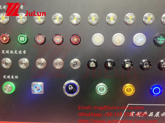 16mm Ring Illuminated Momentary Led IP67 12mm/16mm/19mm/22mm/LA38/XB2 Μεταλλικό κουμπί διακόπτη