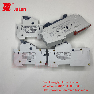 Φυτίλια 1500vdc 20a DNPVF1-32L Ηλιακό Σύστημα Pv Φυτίλια 1500vdc Γρήγορη ανάσα Κηραμική DIN Rail Moun 10x85MM 1500V Θερμική Φυτίλια