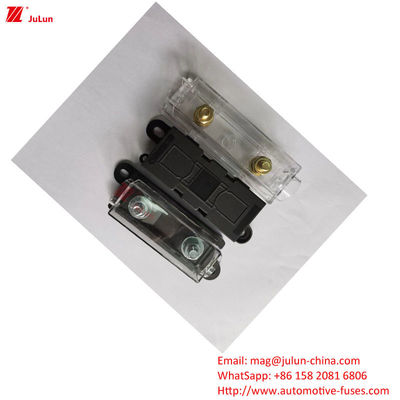 32V DIN Κρατητής ασφάλειας τροχιάς 30A-500A EU UL Standard Copper Contact Plastic Housing Bolt Κρατητής ασφάλειας