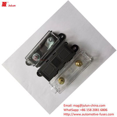 32V DIN Κρατητής ασφάλειας τροχιάς 30A-500A EU UL Standard Copper Contact Plastic Housing Bolt Κρατητής ασφάλειας