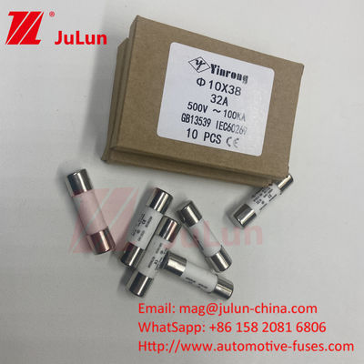 4A AC220V AC380V AC500V AC690V AC800V 1000V Ηλιακές φωτοβολταϊκές ασφάλειες 10 x 38mm 1000VDC Pv String Fuses UL TUV CE RoHS