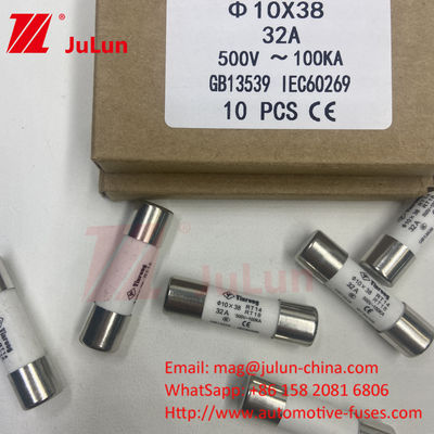 5A AC380V AC800VAC Κηραμικό Din Rail Solar Fuse Holder Υψηλής τάσης Ηλιακή ασφάλεια