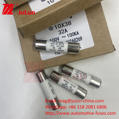 PV 10A FUSE Κεραμικό πίνακα ασφάλειας Mount Pv String Fuses 10*38mm