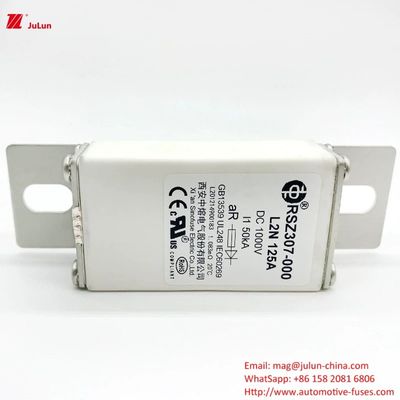RSZ307 Σιδηροτροφία στο τερματικό τύπο EV φορτιστή ασφάλειες με μέσο χαρακτηριστικό σύντηξης
