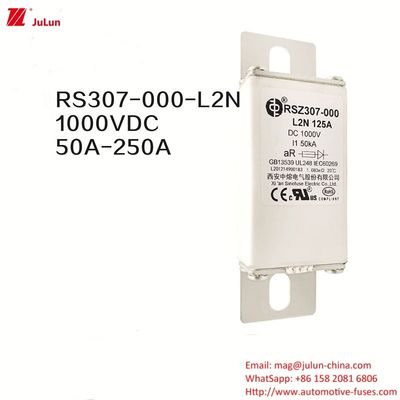100A Bolt On Ev Dc γρήγορη φόρτιση / ηλεκτρικό όχημα γρήγορη φόρτιση RSZ307-000-L2N ασφάλεια