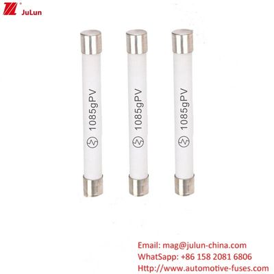 10x85mm 10A1500A Φωτοβολταϊκή ασφάλεια Σημείο τάσης Ηλεκτρονική ασφάλεια περιορισμού ρεύματος