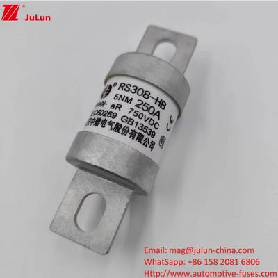 200A 250A 300A -400A Στροφή ασφάλειας ηλεκτρικού οχήματος M8 M6 Μέθοδος τοποθέτησης Τερματικό τύπου ασφάλειας ενέργειας 750VDC