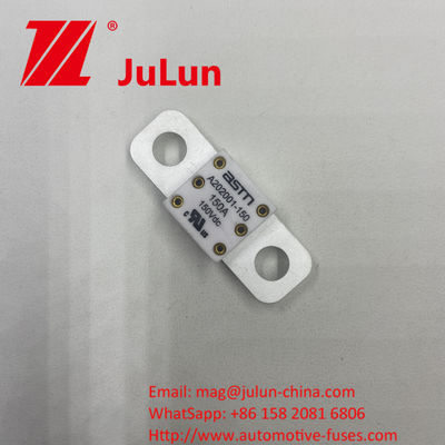 ASTM A202001 100A 150VDC Κερματικές ασφάλειες αυτοκινήτων για προστασία από βραχυκύκλωμα σε φορτιστή αυτοκινήτου και άλλες προδιαγραφές
