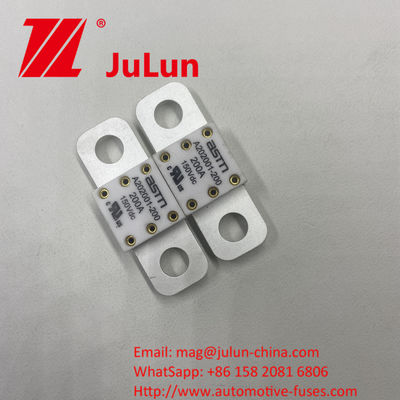 A202001-500A 125VDC ASTM Αδύναμη εγκατάσταση Κεραμικές ασφάλειες αυτοκινήτων τάση 150VDC Για εγκατάσταση M8
