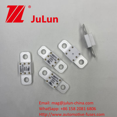 ASTM A202001-100A 150VDC κεραμικές αυτοκινητοβιομηχανικές ασφάλειες με κατασκευή από άμμο και χρυσό