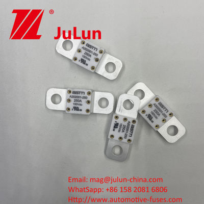Μέθοδος τοποθέτησης ASTM A202001 400A 125VDC Κηραμικές ασφάλειες οχημάτων