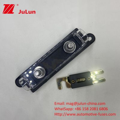 ANL Bolt Dust Proof Design Car Fuse Holder Μαύρο Μπλε Διαφανές Χρυσό