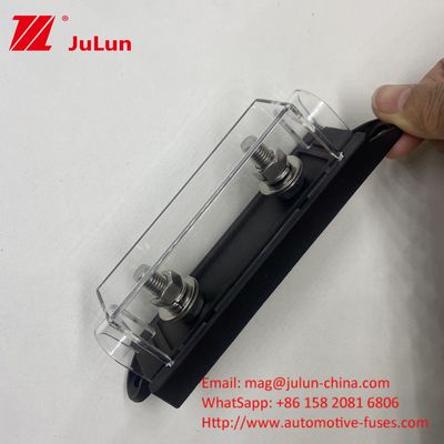 ANL Bolt Dust Proof Design Car Fuse Holder Μαύρο Μπλε Διαφανές Χρυσό