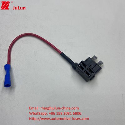 F3A 5A 10A 15A Fuse Tap 16AWG Αυτοκίνητο Προσθέστε ένα κύκλωμα ACU Blade Fuse Adapter με κάλυμμα ασφάλειας για αυτοκίνητα φορτηγά