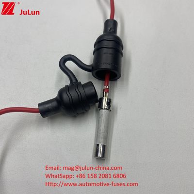 10*38mm κυλινδρικές ασφάλειες αδιάβροχες IP68 Inline κάλυψη καλωδίου ασφάλειας με UL καλώδιο για