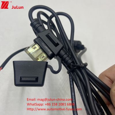 Αδιάβροχο στερεό 60A Maxi Current Rating Blade Fuse Holder