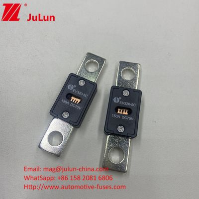 EV320-5X 80A 70VDC SINOFUSE Κεραμικές αυτοκινητοβιομηχανικές ασφάλειες Μικρών μεγεθών Προστασία μικρού κυκλώματος Χαλκός Ασημένιο Κουάρτς Άμμος Χρυσός
