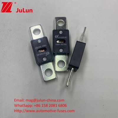 EV320-5X 80A 70VDC SINOFUSE Κεραμικές αυτοκινητοβιομηχανικές ασφάλειες Μικρών μεγεθών Προστασία μικρού κυκλώματος Χαλκός Ασημένιο Κουάρτς Άμμος Χρυσός