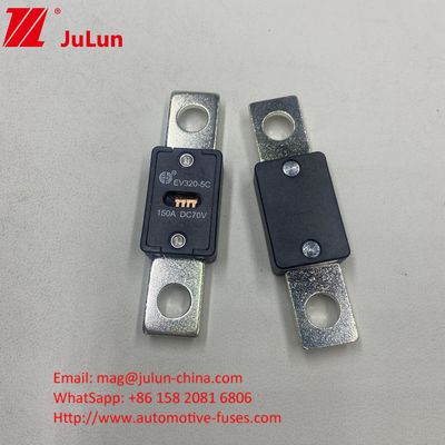 150A 70VDC EV320-5X Κεραμικές αυτοκινητοβιομηχανικές ασφάλειες Κουάρτζης Άμμος Ηλεκτρικά χαρακτηριστικά 1,0 σε 4 ώρες 3,0 σε 10s Max