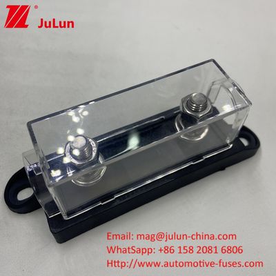 3 Amp Mega Fuse Holder Τροποποιημένο όχημα Αυτοκινητοβιομηχανία Ακουστικό κουτί 1 Δρόμος Αδιάβροχο Καθαρό κάλυμμα