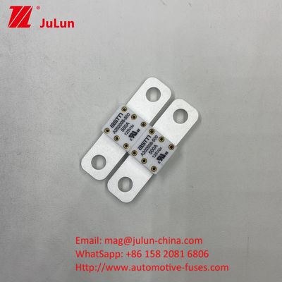 125VDC A202008 350A 125VDC Κερματικές ασφάλειες αυτοκινήτων ASTM ονομαστικής τάσης για σύστημα έλξης EV