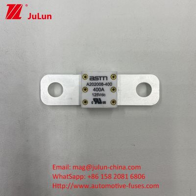 A202008 ASTM 350A 125VDC Κερματικές αυτοκινητοβιομηχανικές ασφάλειες Ηλεκτρικά χαρακτηριστικά 1.0 σε 4 ώρες 3.0 σε 10s Max Μικρό μέγεθος για προστασία από βραχυκύκλωμα