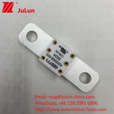 100A 125VDC Συσσωρευτής μπαταρίας αυτοκινήτου κεραμικό μεταλλικό προστατευτικό βραχυκύκλωμα Μόνο υψηλό ρεύμα