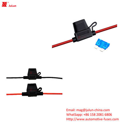 Εξαιρετικό αυτοκίνητο Αδιάβροχο Insert Fuse Holder Τέλειος σχεδιασμός αυλακώματος κάρτας Αποφύγετε αποτελεσματικά τη διαρροή νερού