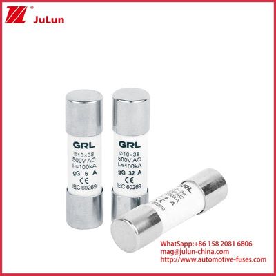 15A 1000VDC Fuse Link Solar GPV DC Fuse 10*38mm 32A Κατηγορία για την ηλεκτρική προστασία σε φωτοβολταϊκά συστήματα για χρήση με θήκη ασφάλειας