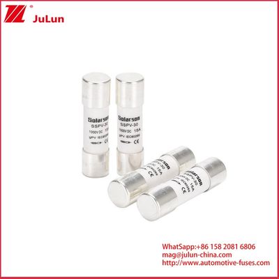 15A 1500VDC GPV Κηραμικές ασφάλειες Φωτοβολταϊκές σωληνώσεις υψηλής τάσης