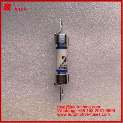 Ηλεκτρική ενέργεια 10*38mm σωληνωτή ασφάλεια EV315-M 3E 15A 500VDC για ηλεκτρικά οχήματα Η εγκατάσταση μπουλτού πληροί τα πρότυπα JASO D622