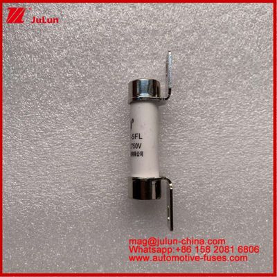 Τυβώδης ασφάλεια EV325-5FL 40A 750VDC για ηλεκτρικά οχήματα με εγκατάσταση 15 * 51mm Light Bolt και σταθερό χρόνο 2 ± 0.5ms